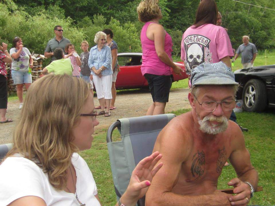 Sarah and Dave talking interview