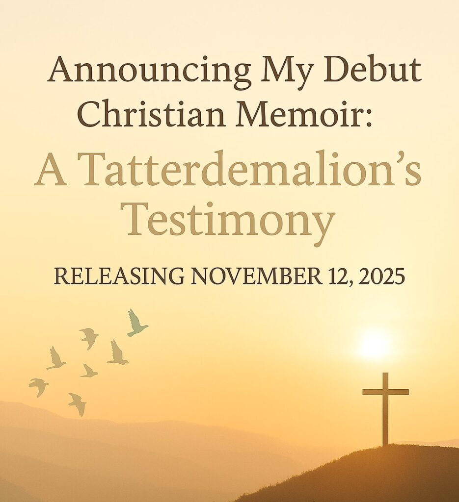 A Tatterdemalion's Testimony by Sarah Vigue book launch date image