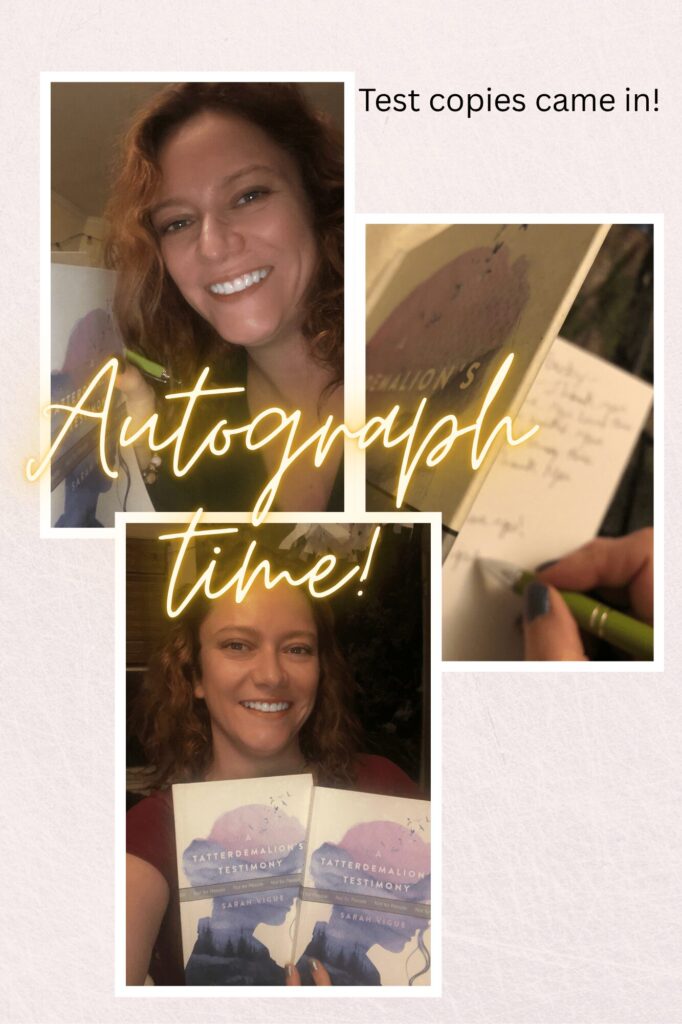 Test Copies of A Tatterdemalion's Testimony Collage