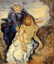 Mary Grieving Over the Body of Christ 1889