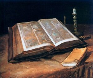 Still Life with Bible 1885